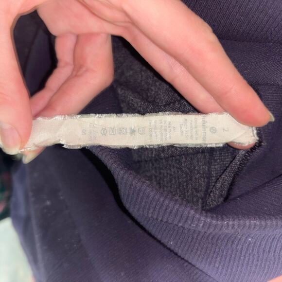 Lululemon Free to Flow 7/8 Tight Leggings – High Rise – Size 2 – Blue Speckle - Picture 10 of 11